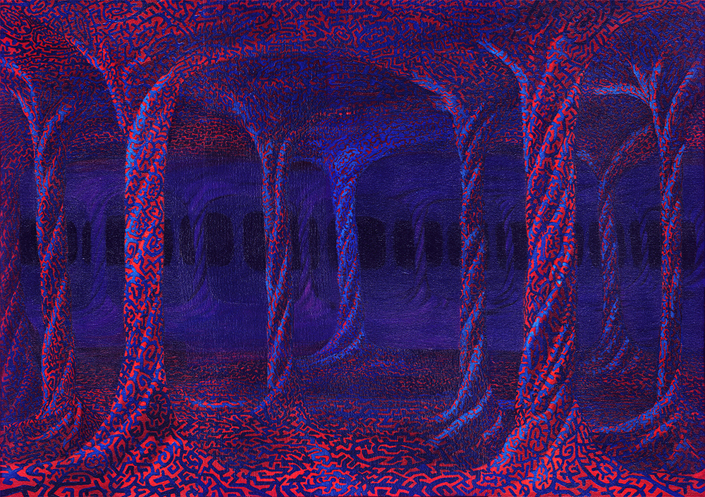 The Cave (2012) Óleo sobre tela - Acervo Wasiwaska