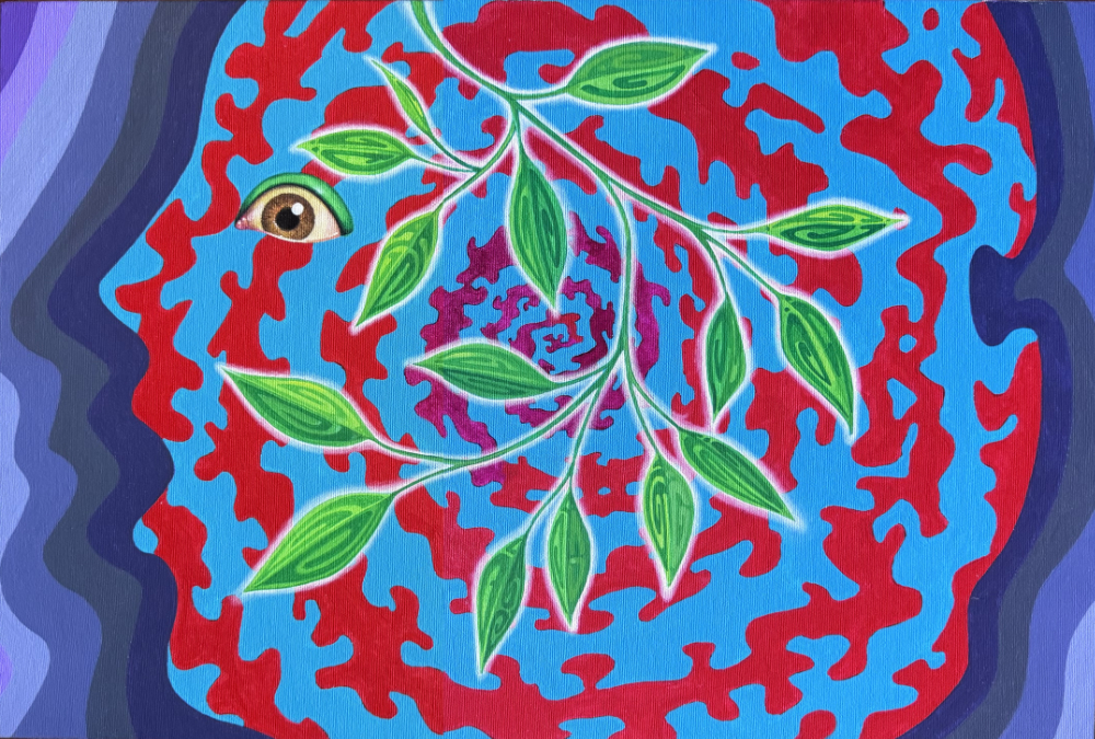 Acrílica (inspirado em um detalhe da pintura Somnum exterreri solebat desideriis)